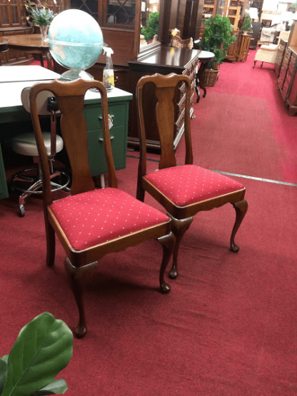 Stickley Cherry Dining Chairs - A Pair