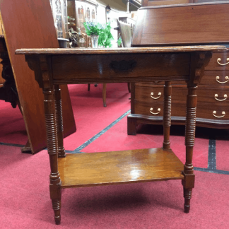 Victorian Oak Hall Table