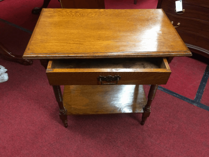 Victorian Oak Hall Table