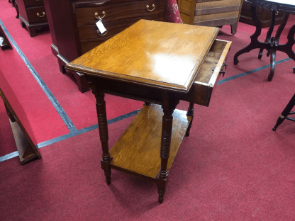 Victorian Oak Hall Table