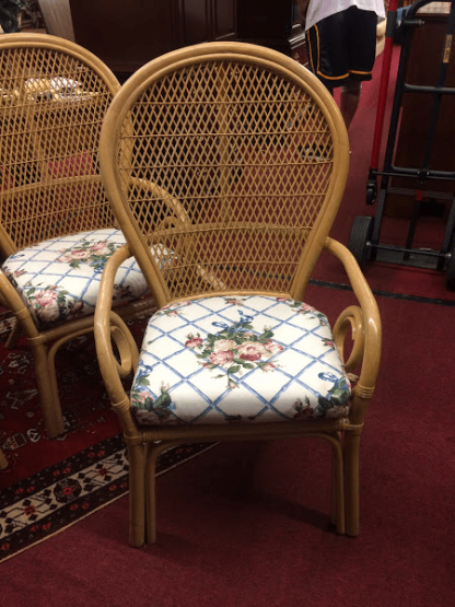 Vintage Bent Arm Sunroom Chairs