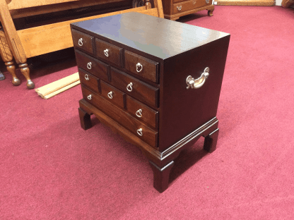 Vintage Mahogany Apothecary Style Chest