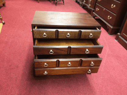 Vintage Mahogany Apothecary Style Chest