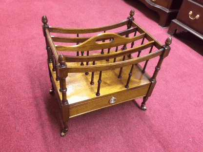 Vintage Canterbury Style Magazine Rack