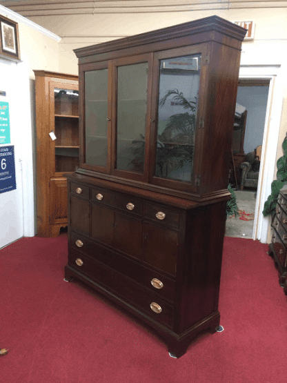 Vintage Craftique Mahogany China Cabinet