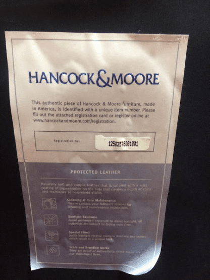 Hancock and Moore Leather Desk Chair