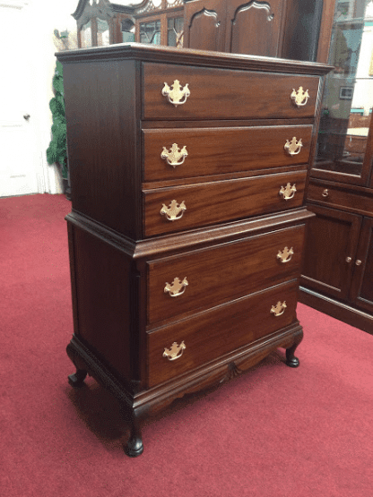 Vintage Mahogany Chest on Chest