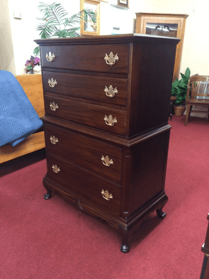 Vintage Mahogany Chest on Chest