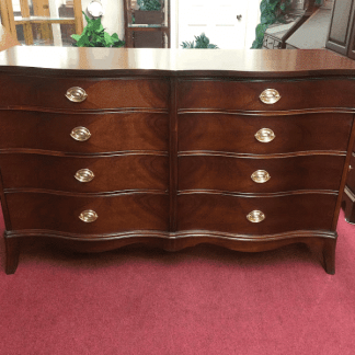 Vintage Mahogany Double Dresser