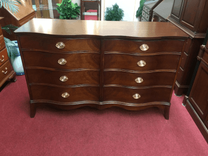 Vintage Mahogany Double Dresser