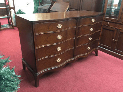 Vintage Mahogany Double Dresser