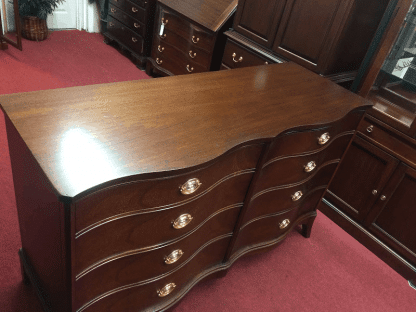 Vintage Mahogany Double Dresser