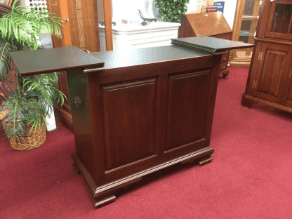 Vintage Colonial Furniture Flip Top Server