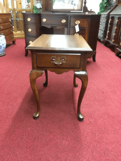 Harden Furniture, Cherry End Table with Drawer