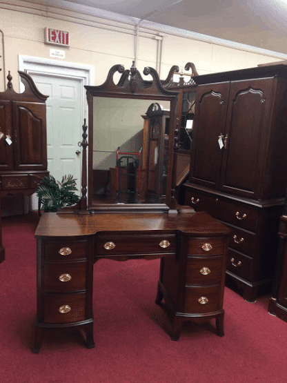 Vintage Hickory Mahogany Vanity