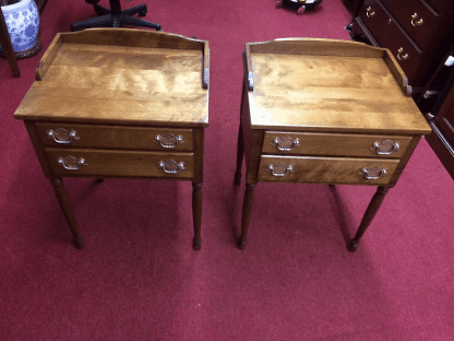 Ethan Allen Baumritter Maple End Tables