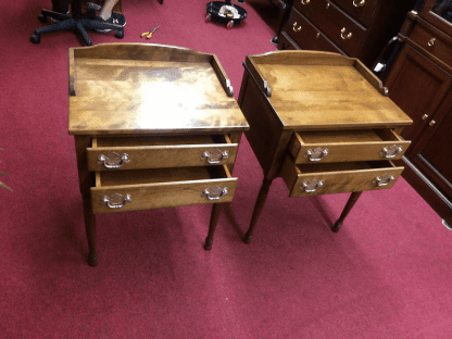 Ethan Allen Baumritter Maple End Tables