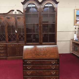 Vintage Double Bonnet Secretary Desk