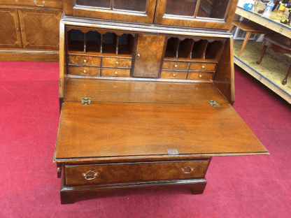 Vintage Double Bonnet Secretary Desk