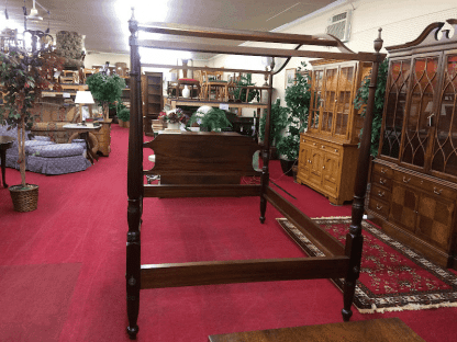 Vintage Cherry Canopy Poster Bed