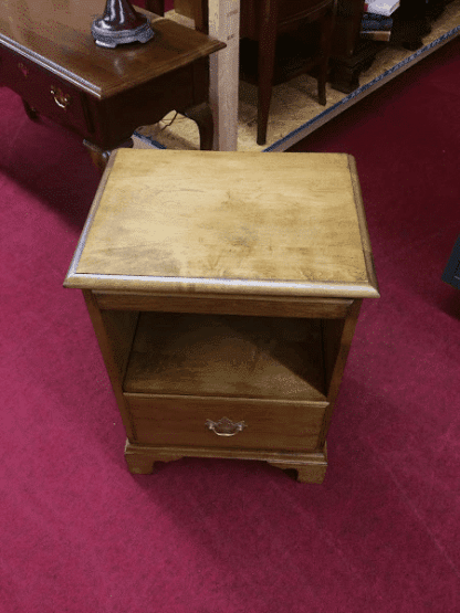 Vintage Conant Ball Maple Nightstand