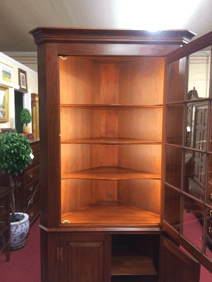 Cherry Corner Cabinet, Henkel Harris Furniture