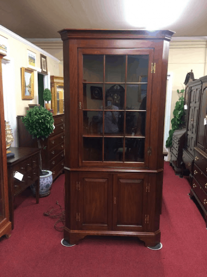 Cherry Corner Cabinet, Henkel Harris Furniture