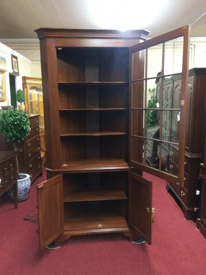 Cherry Corner Cabinet, Henkel Harris Furniture