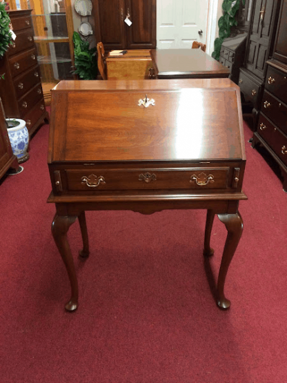 Vintage Cherry Secretary Desk, Henkel Harris Furniture