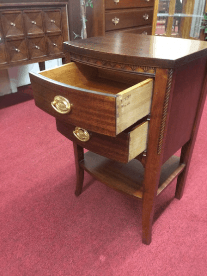 Vintage Mahogany Nightstand by Hickory Mfg