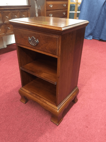 Vintage Cherry One Drawer Nightstand