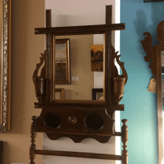 Antique Victorian Shaving Mirror