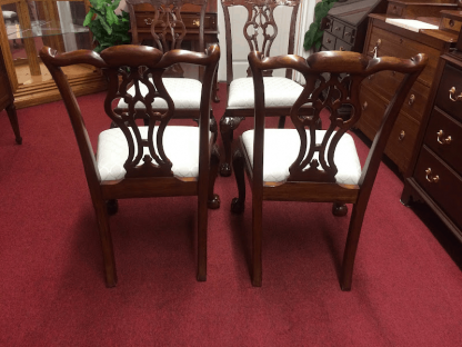 Lexington Chippendale Chairs, Set of Four