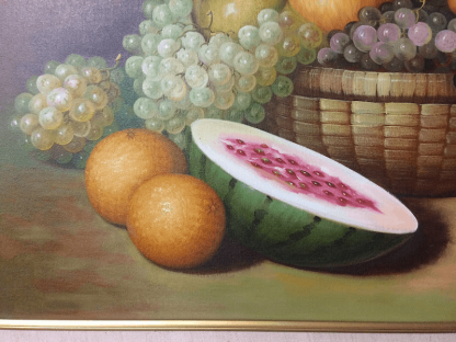 Vintage Still Life Painting, Framed