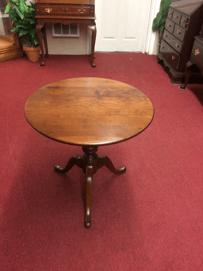 Vintage Cherry Tilt Top Table