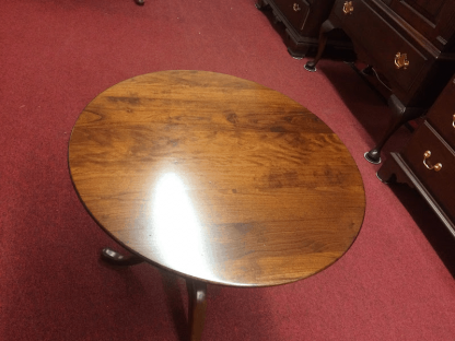 Vintage Cherry Tilt Top Table