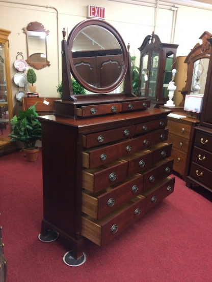 Durham Cherry Dresser with Mirror