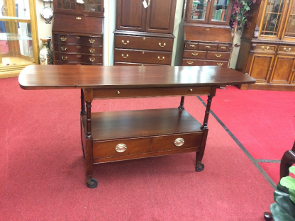 Vintage Mahogany Serving Cart