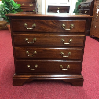 Small Mahogany Four Drawer Chest