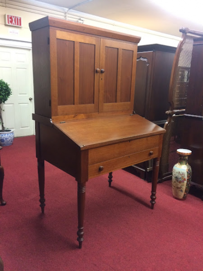 New England Antique School Master's Desk