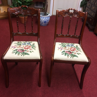 Vintage Tell City Chairs, Victorian Style