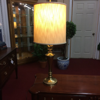 Trophy Style Brass Lamp with Shade