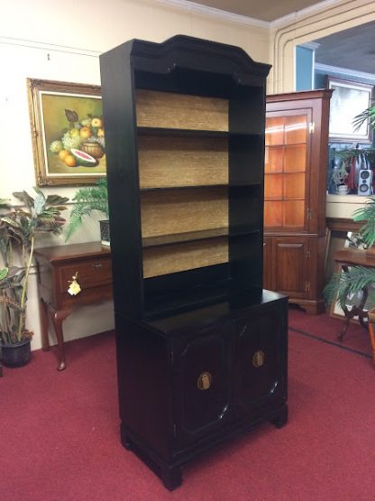 Vintage Davis Furniture Oriental Style Bookcase