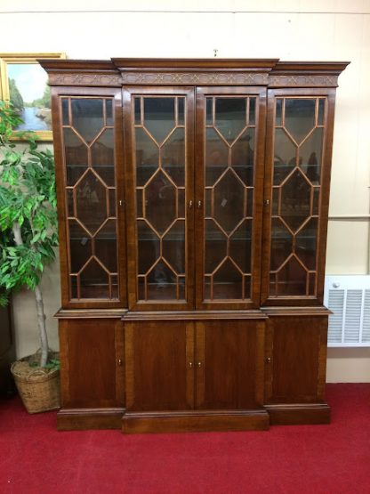 Vintage Hickory Chair "James River Plantation" China Cabinet