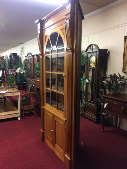 Antique Pine Corner Cabinet