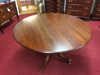 Vintage Round Dining Table, Attributed to Statton Furniture