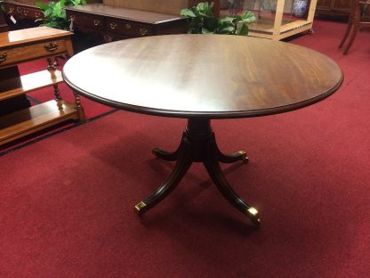 Vintage Round Dining Table, Attributed to Statton Furniture