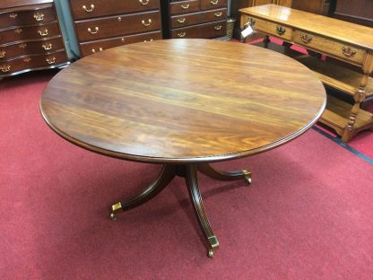 Vintage Round Dining Table, Attributed to Statton Furniture