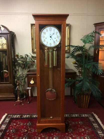 Mission Style Grandfather Clock, Sligh Clock