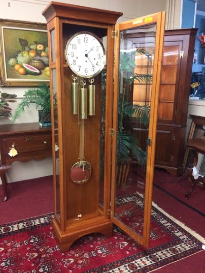 Mission Style Grandfather Clock, Sligh Clock